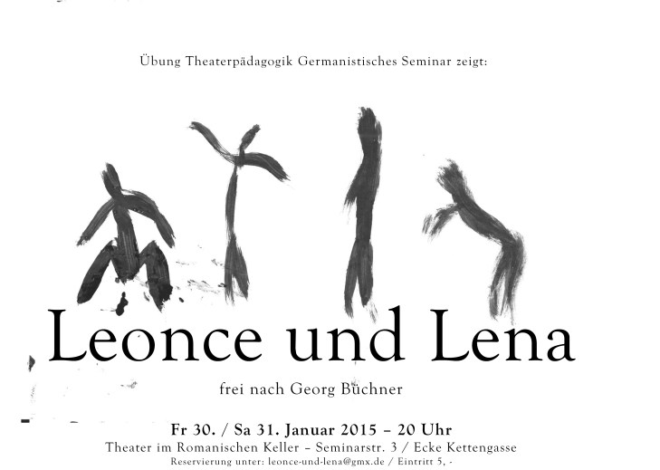 Leonce und Lena, Plakat