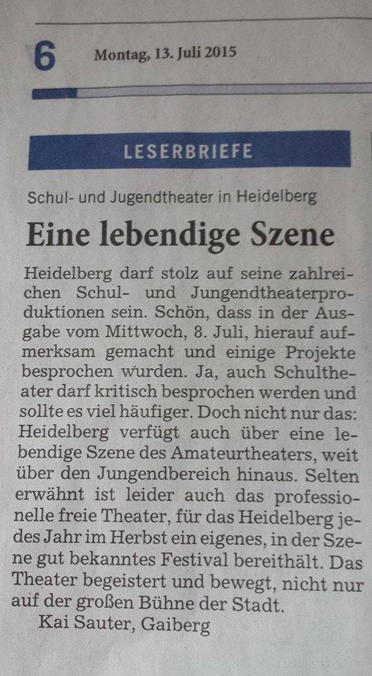 LESERBRIEF 13.7. RNZ